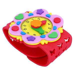 Paquete de Materiales Creativos de EVA <span class=keywords><strong>para</strong></span> Manualidades Infantiles, Juguete de Reloj de Dibujos Animados de Simulación, Pequeño Regalo de Dinosaurio - Product Image 1