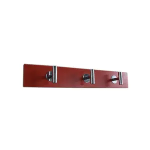 Porte-manteau mural en bois à <span class=keywords><strong>prix</strong></span> avantageux pour entrée, salle de bain, cuisine, porte, porte-serviettes, porte-écharpe, porte-vêtements - Product Image 2