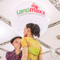 Ballon géant gonflable en Pvc, ballon rond flottant à hélium, ballon publicitaire avec Logo