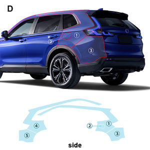 Película Protectora de Pintura Transparente Autocurable Antiarañazos para Automóviles, Precortada de TPU PPF para Cada Parte de HONDA <span class=keywords><strong>CRV</strong></span> 2023 2024 - Product Image 4
