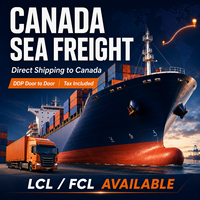 Chine vers Canada DDP Fret maritime LCL+Express Porte-à-Porte Agent d'expédition Taxe et assurance incluses Service logistique 30-45 jours