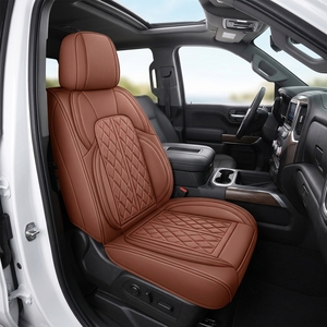 Fundas de Asiento Personalizadas para Silverado Ford, Juego Completo de Cuero, Cinco Asientos, Transpirables, para Todas las Estaciones, Protección de Lujo para Negocios - Product Image 1