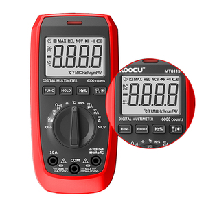 เครื่องมือวัดและวิเคราะห์ความจุสูง 6000 ค่า พร้อมจอ LCD เครื่องทดสอบ NCV สำหรับงานวัดและวิเคราะห์ - Product Image 1