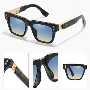 Gafas de sol cuadradas Polo Haus para hombre, montura de PC UV400, gafas de sol de clase 2, estilo retro de moda - Product Image 5