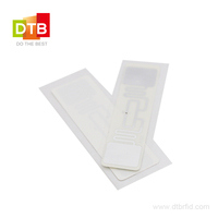 DTB-9662 étiquette autocollante personnalisée imprimée Alien Higgs 3 puce étiquette passive RFID 860 ~ 960 MHz UHF 9662 étiquette autocollante