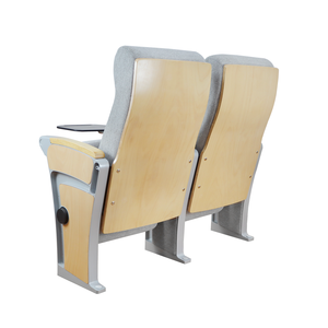 Asientos de auditorio gris de aleación de aluminio de gama alta con escritorio, sala de música, muebles de teatro, sillas de sala de conferencias - Product Image 5