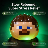 En gros, Boîte mystère Squishy Bun Steamer Pixel Game en TPR, jouet anti-stress sensoriel à rebond lent pour enfants, cadeau d'anniversaire
