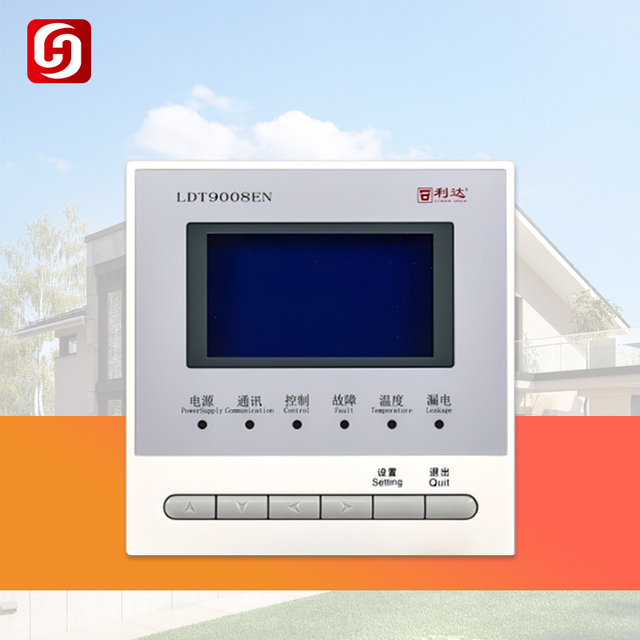 LDT9008EN Combined Electrical Fire Monitoring Detector with 8 Detection Channels AC220V Power Supply LCD Display