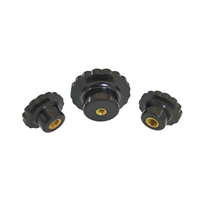 Kenop Pengunci Gagang Chunxiao M4-M16 yang Dapat Disesuaikan, Kepala Knurled, Sekrup Jempol, Insert Kuningan, Mur Mekanik Bunga, Mesin Milling OEM