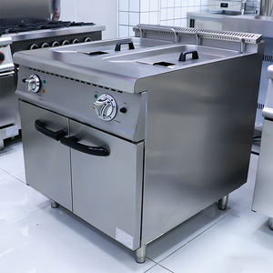 <span class=keywords><strong>Friteuse</strong></span> électrique commerciale HELAXEN TL-RC-2E(900) <span class=keywords><strong>à</strong></span> 2 cuves et 2 paniers en acier inoxydable 1800W 380V - Product Image 6