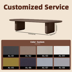 Mesa de <span class=keywords><strong>Centro</strong></span> Rectangular Moderna de Aluminio para Exteriores, Resistente a la Oxidación, para <span class=keywords><strong>Terraza</strong></span> de Hotel y Proyectos de Resorts - Product Image 2