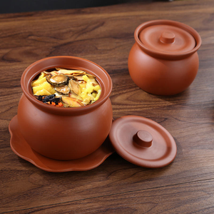 Casserole en terre cuite écologique faite à la main, moderne et naturelle, pour la cuisine, idéale pour les haricots, les ragoûts, les soupes et les casseroles - Product Image 3