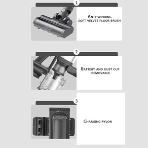Artículo caliente portátil 350 vatios <span class=keywords><strong>27kpa</strong></span> Motor sin escobillas inalámbrico cepillo eléctrico para suelo batería extraíble aspiradora de tubo retráctil - Product Image 6