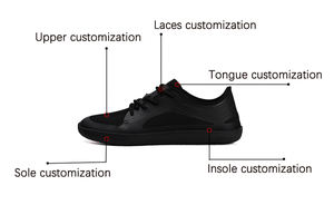 새로운 단독 디자인 접지 와이드 토 박스 맨발 신발 유연한 경량 미끄럼 방지 전도성 운동화 - Product Image 6