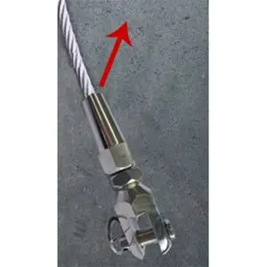 316 Stainless Steel Swageless Fork Terminal for Wire Rope