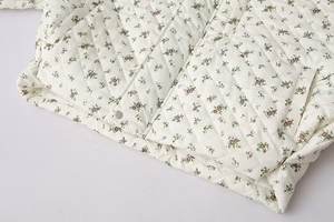 Kippo Luxe Femme Floral Épais Full-print Automne-hiver Rembourrage ample et chaud Coupe-vent Col montant <span class=keywords><strong>Manteau</strong></span> - Product Image 6