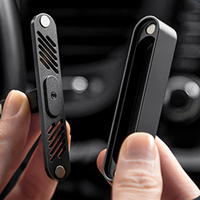 Désodorisant Voiture en Alliage d'Aluminium Design Personnalisé, Vente en Gros, Différents Parfums, Désodorisant Auto Personnalisable avec Logo