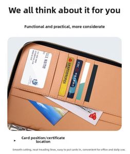 Versatile <b>A5</b> Leather Zippered Notebook Case with Custom Options Ideal for Executive Gifts and Promotions - Product Image 3
