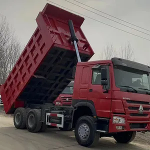 저가 사용된 Sinotruck Howo 6x4 쓰레기꾼 트럭, 판매를 위한 사용된 Howo 팁 주는 사람 트럭