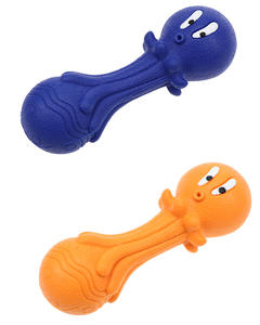 Juguetes masticables de goma ecológicos de calidad 100% para perros y gatos, bonito patrón de dibujos animados interactivo que evita el cálculo Dental, bolsa pequeña - Product Image 3