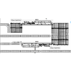 Ligne de chantournage automatique de précision avec système de colle thermofusible PUR et convoyeur de retour pour <span class=keywords><strong>panneaux</strong></span> de meubles résistants à l'eau - Product Image 2