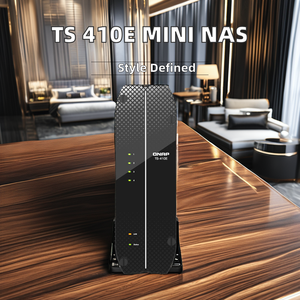 Servidor de almacenamiento en red de minitorre profesional para el hogar <span class=keywords><strong>Anap</strong></span> NAS TS 410E con interfaz USB de diseño sin ventilador y SSD en Stock - Product Image 5