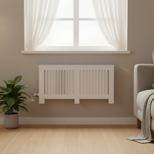 Copertura per Radiatore in MDF Bianco 67,7 Pollici, Accessorio per Arredamento e Protezione Domestica - Product Image 2