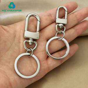 Mzhardware Chất Lượng Cao Kim Loại <span class=keywords><strong>Snap</strong></span> <span class=keywords><strong>Hook</strong></span> Xoay Clip Với Keyring Đánh Bóng Tôm Hùm Clasp Và Thép Vòng Chìa Khóa Cho Quà Tặng Keychain - Product Image 3