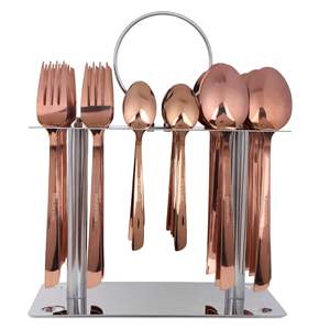 Long Lasting High Quality <b>Copper</b> Flatware Set with Easy Clean Surface kitchen <b>Copper</b> <b>Utensil</b> for Kitchen & Gifting Purpose - Product Image 3