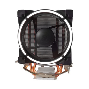 Refroidisseur de processeur Huierde Mini 2 Heat Pipe 90X90X25MM avec ventilateur LED RGB, dissipateur thermique en cuivre et aluminium, roulements hydrauliques, multiplateforme - Product Image 2