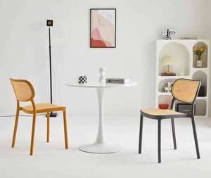 Hot Stackable Restaurant Furniture Durable PP Plastic Rattan <b>Dining</b> <b>Chair</b> on Sale - Product Image 3