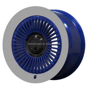 Roues forgées à rayons bleus profonds pour Land Rover <span class=keywords><strong>velar</strong></span> ranger rover sport pour aito M9 pour réservoir 300 vito V260 pour Toyota Prado - Product Image 1
