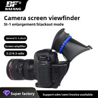 Camera Viewfinder Eyecup Screen Magnifier for Mirrorless DSLR Cameras Universal 3-inch to 3.2-inch HD LCD Display ABS Material