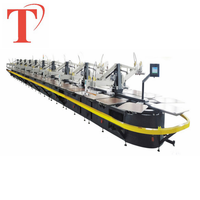 Machine de sérigraphie textile automatique pour t-shirt ovale 4 couleurs