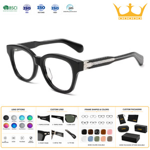 Nouvelles montures optiques colorées en acétate, magnifiques, <span class=keywords><strong>pour</strong></span> femmes et hommes, avec verres <span class=keywords><strong>de</strong></span> prescription, <span class=keywords><strong>pour</strong></span> l'extérieur - Product Image 1