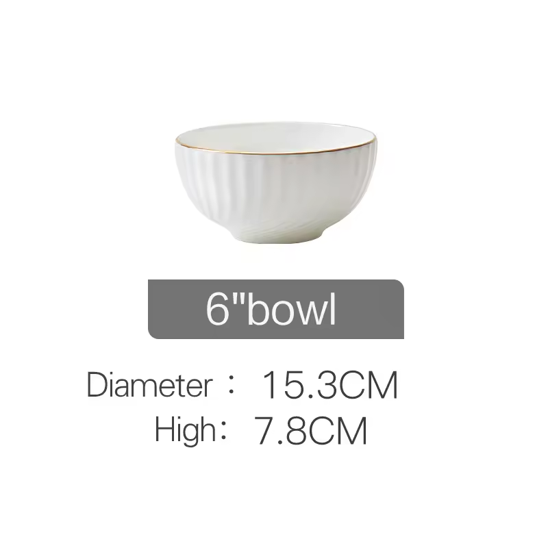 White-6" bowl