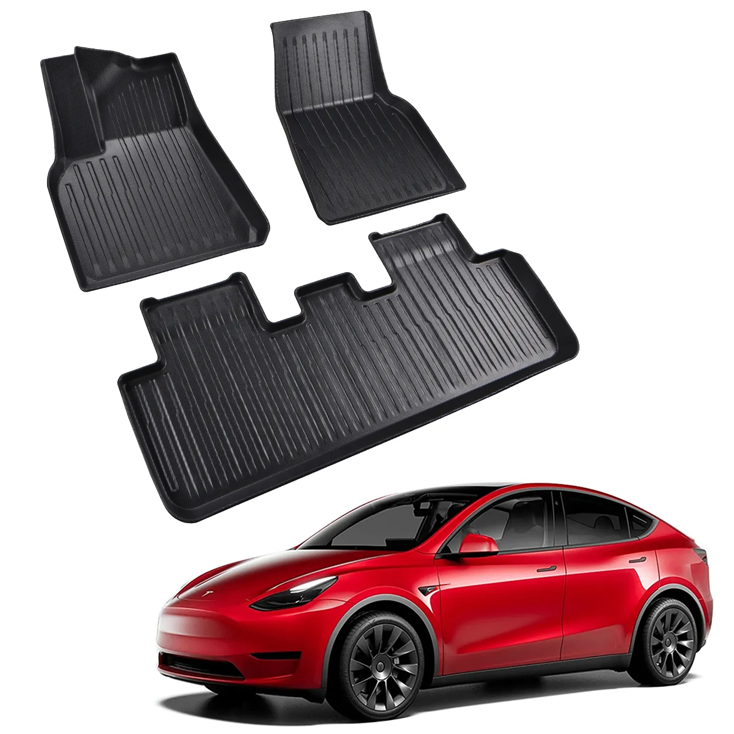 New All Weather 3d Car Mats For Model Y Customized Car Floor Mat For Model Y Mats Car Accessories