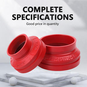 Ul/FM đã được phê duyệt 1-12 "Red OEM khuỷu tay rãnh dễ uốn sắt TEE khớp nối mặt bích <span class=keywords><strong>Union</strong></span> Adapter Reducer cho chữa cháy sprinkler Ống - Product Image 5