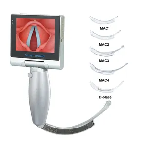 Điện video laryngoscope với dùng một lần Blade và Ent nội soi Máy ảnh kỹ thuật số - Product Image 1