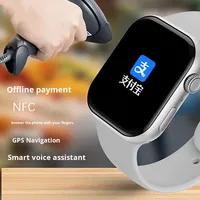 Montre connectée Huaqiangbei Watch10 Nouveau modèle S11 Alipay NFC pour appels, sport, boîtier en alliage de titane, navigation GPS, étanche