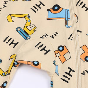 Mamelucos de una pieza con estampado personalizado, pijamas para niños pequeños, pijamas con cremallera para bebés, Mono para dormir, ropa para bebés - Product Image 3