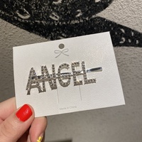 Vente en gros, épingle à cheveux en métal, pince à cheveux coréenne, pince à cheveux en métal strass, fée fille forêt, bijoux de cheveux rurales
