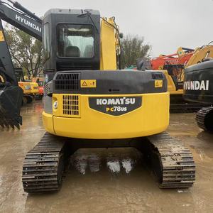 Excavator Mini <span class=keywords><strong>Komatsu</strong></span> PC78US Crawler <span class=keywords><strong>Dozer</strong></span> Blade Bekas Harga Murah 8 Ton Berat Operasi dengan Motor Gearbox PLC Komponen Inti - Product Image 4