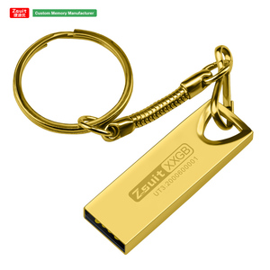 แฟลชไดรฟ์ USB 2.0 แบบโลหะ 4GB พร้อมพวงกุญแจ ป้องกันการสูญหาย <span class=keywords><strong>ราคา</strong></span>ประหยัด เหมาะสำหรับเป็นของขวัญและใช้งานประจำวัน - Product Image 1