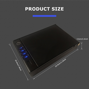 Súng An Toàn, Sinh Trắc Học Handgun 4 Cách Nhanh Chóng Truy Cập Mở Khóa Vân Tay Mã Kỹ Thuật Số Key Cuộc Sống Thông Minh Ứng Dụng Cho Đầu Giường Đầu Giường Nhà - Product Image 6