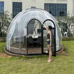Dôme en polycarbonate pour maison complète, camping, <span class=keywords><strong>bulle</strong></span>, Volferda, <span class=keywords><strong>chambre</strong></span> en dôme, jardin extérieur, <span class=keywords><strong>chambre</strong></span> en dôme verte pour observation des étoiles - Product Image 4