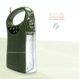 Kts-1437 mini 3 Inch speaker solar charging bt 5.0 wireless outdoor portable speaker with mp3 fm radio led emergency flashlight