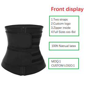 Biểu Tượng Tùy Chỉnh Latex Eo Cincher Huấn Luyện Viên Mồ Hôi Ban Nhạc Eo Huấn Luyện Viên Trọng Lượng Giảm Cân Eo Ban Nhạc Giảm Béo Bụng Ban Nhạc Với Hai Dây Đeo - Product Image 4