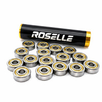 Roulements de roue en acier pour patins à roulettes, patins en ligne, trottinettes, tricycles, véhicules pour enfants, modèle 608Z, diamètre intérieur 8 mm