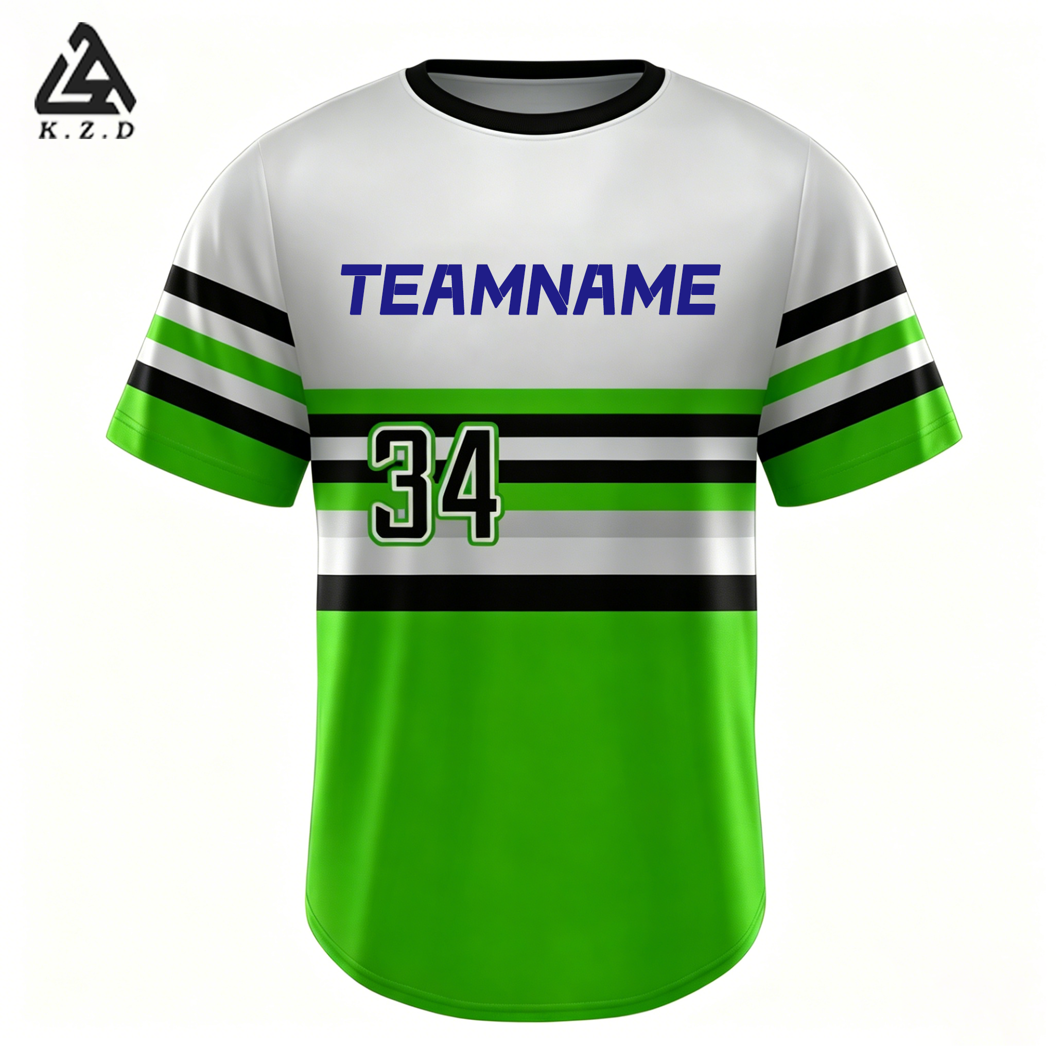Green  & White